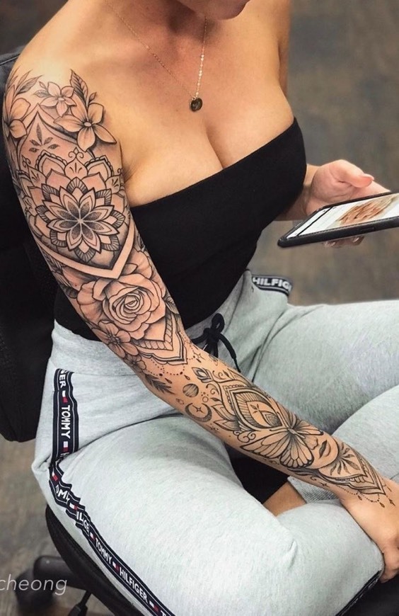 Moda Braço Fechado tatto