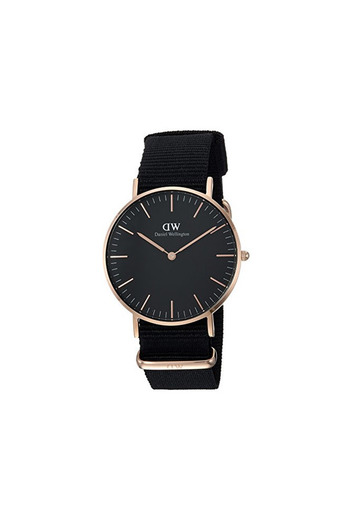 Daniel Wellington Reloj analogico para Unisex de Cuarzo con Correa en Nailon