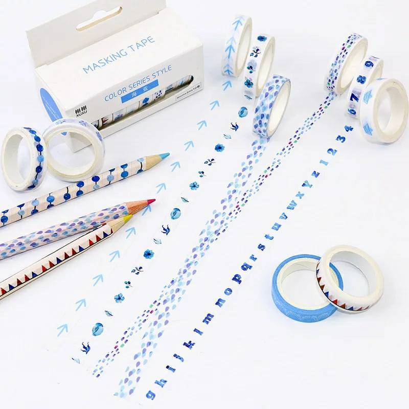 Producto packs de 10 washi tapes