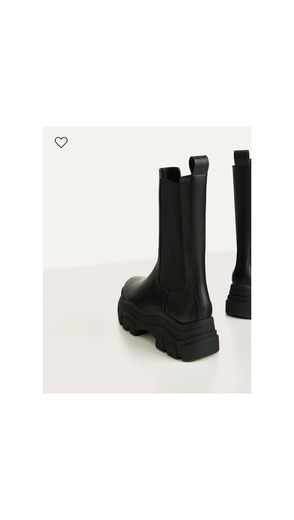 Stretch platform ankle boots 