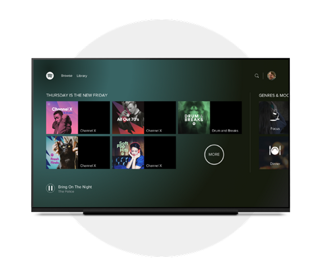 App SPOTIFY TV