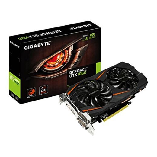 Gigabyte NVIDIA GeForce GTX 1060 windforce2 OC Tarjeta gráfica de 6 GB