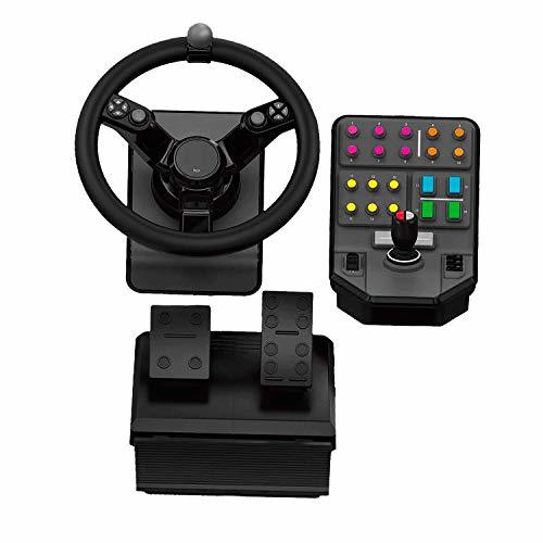 Social Logitech G Heavy Equipment Bundle - Farm Simulator, Segunda generación, mando de