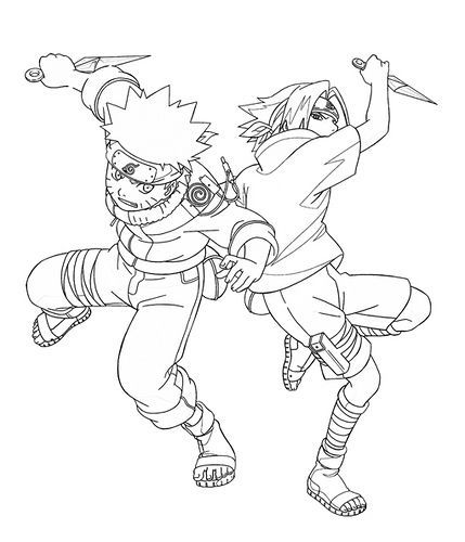 Fashion Naruto Sasuke Coloring Pages | Desenhos, Desenhos top para ...