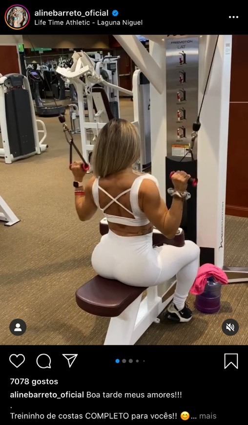 Social Treino de costas