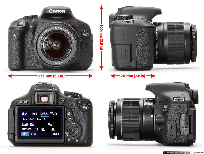 Moda Canon Rebel T3i / EOS 600D Review: Digital Photography Review