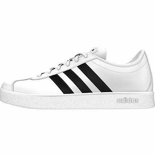 Moda Adidas VL Court 2.0 K, Zapatillas de Deporte Unisex Adulto, Blanco