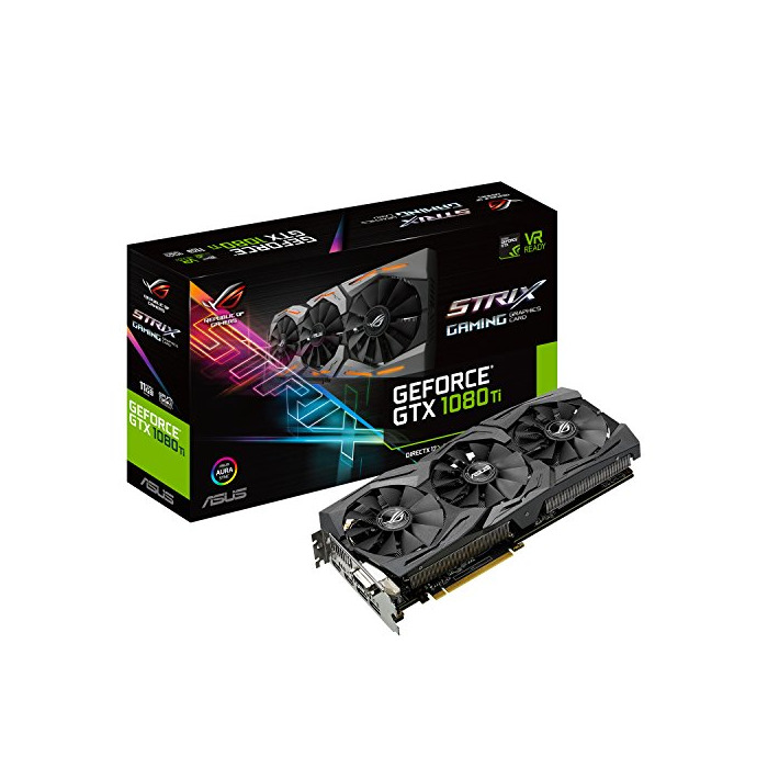 Electrónica ASUS ROG-STRIX-GTX1080TI-11G-GAMING - Tarjeta gráfica