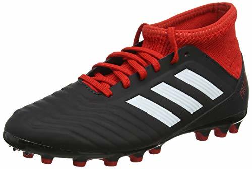 Moda Adidas Predator 18.3 AG J, Botas de fútbol Unisex niño, Negro