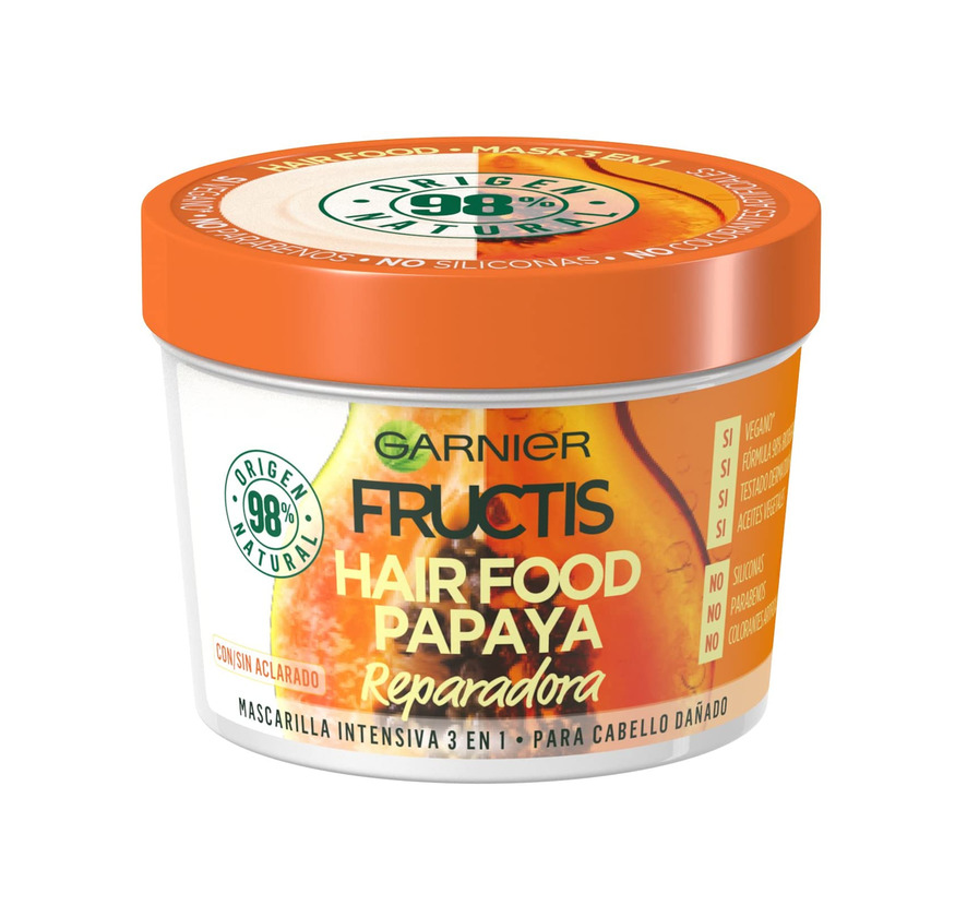 Belleza L'Oréal Garnier Fructis Champú Papaya Reparadora 380 g