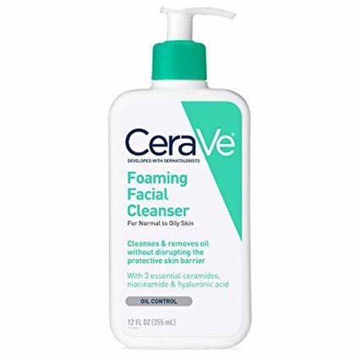 CeraVe Foaming Facial Cleanser | 12 Fl. Oz | Daily ... - Amazon.com