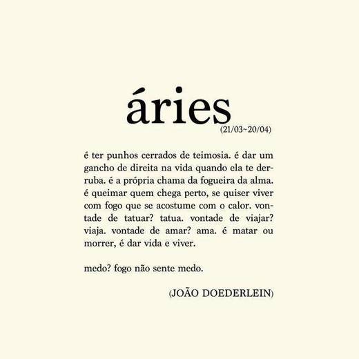 Áries // Carneiro