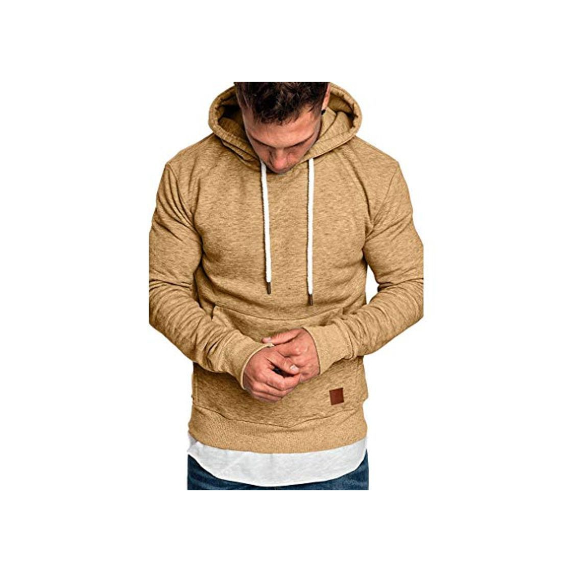 Fashion Yvelands ¡Oferta Sudaderas con Capucha para Hombre Cosy Sport Outwear Sudadera con