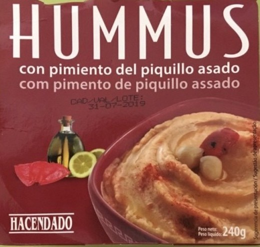 Hummus de Pimento de Piquillo Assado