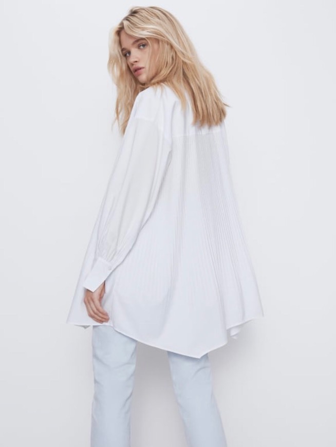 Producto Camisa oversize plissada