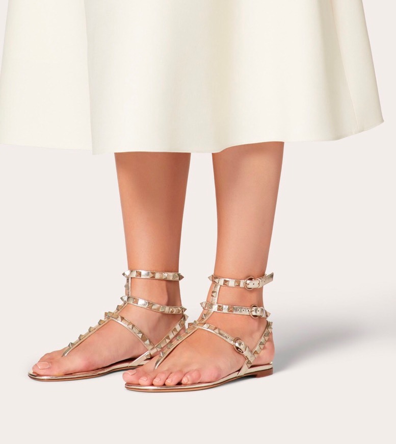 Product ROCKSTUD METALLIC FLAT FLIP-FLOP SANDAL