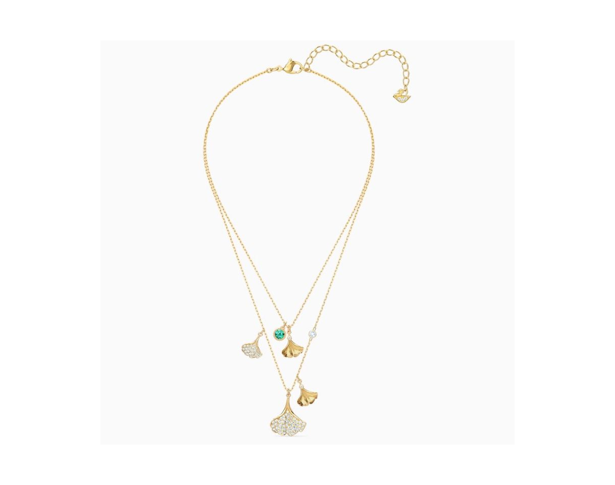 Social STUNNING GINKO LAYERED NECKLACE