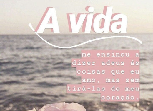 A vida 🌷