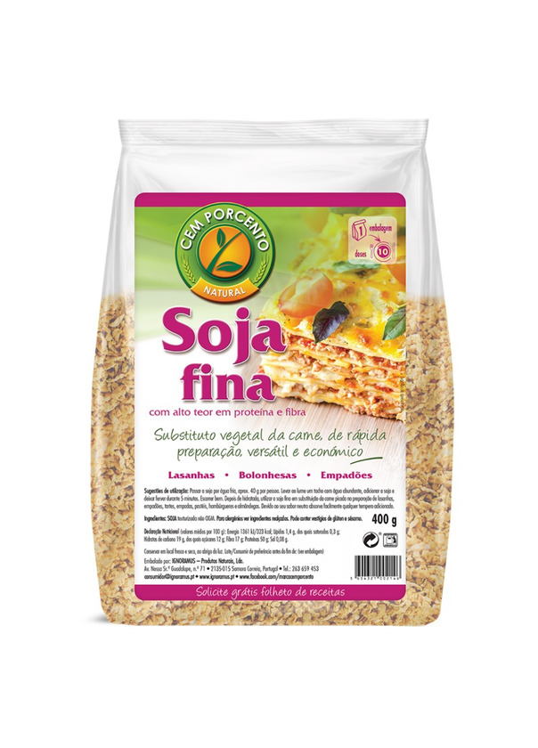 Producto Soja granulada