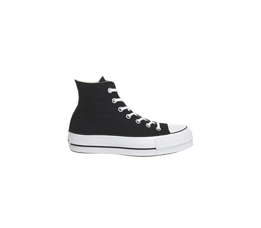 Converse Chuck Taylor CTAS Lift Hi, Zapatillas para Mujer, Negro