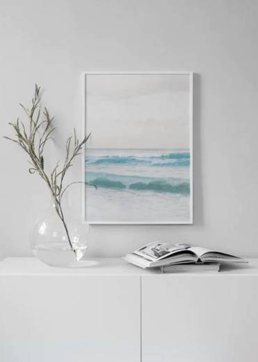 Dreamy Pastel Beach Poster