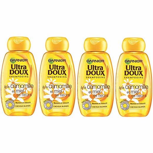 Garnier Ultra Dolce Shampoo al Extracto de Manzanilla y miel para pelo