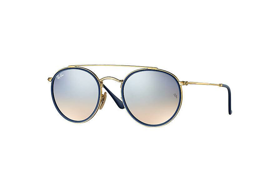 Producto Rayban Round Double Bridge Gold


