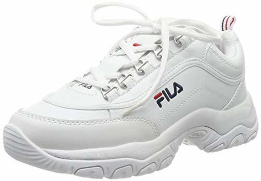 Fila Strada Low wmn, Zapatillas Altas para Mujer, Blanco