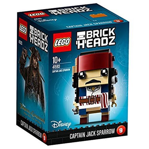 LEGO Brickheads - Jack Sparrow, Juguete de Construcción, Figura Decorativa Inspirada en
