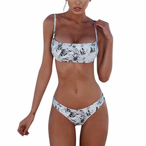 Fashion BaZhaHei Bikini de Mujer Traje de baño de Mujer Bandeau Bandage Bikini