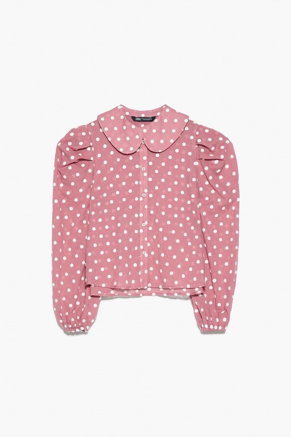 Social Blusa às bolinhas com bordados
