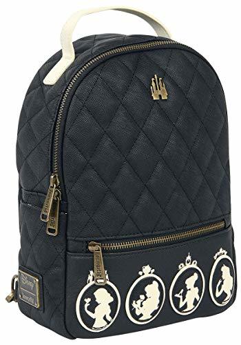 Place Loungefly x Disney Princess Mini Mochila Acolchada Negra