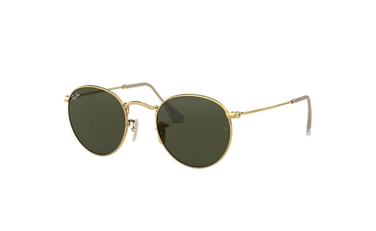 Productos Rayban round metal gold