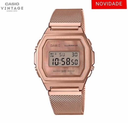 Casio vintage rose gold