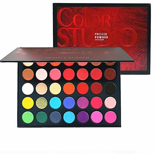 Social Beauty Glazed Nuevo 35 Color Maquillaje Paleta de Sombra de Ojos Shimmer