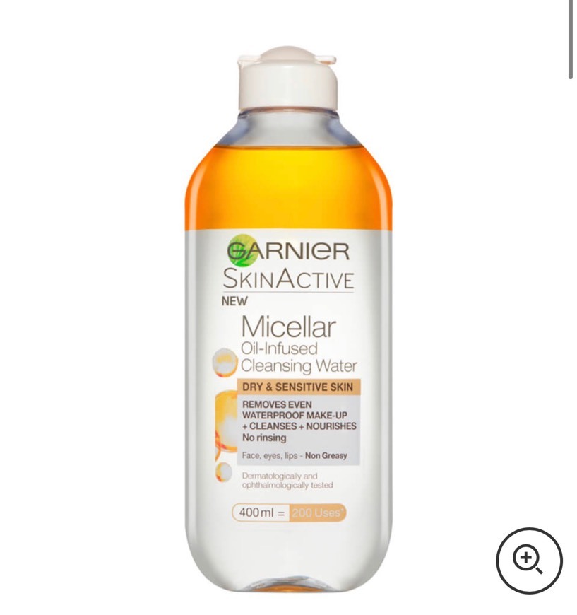 Água Micellar Com Óleo Da Garnier