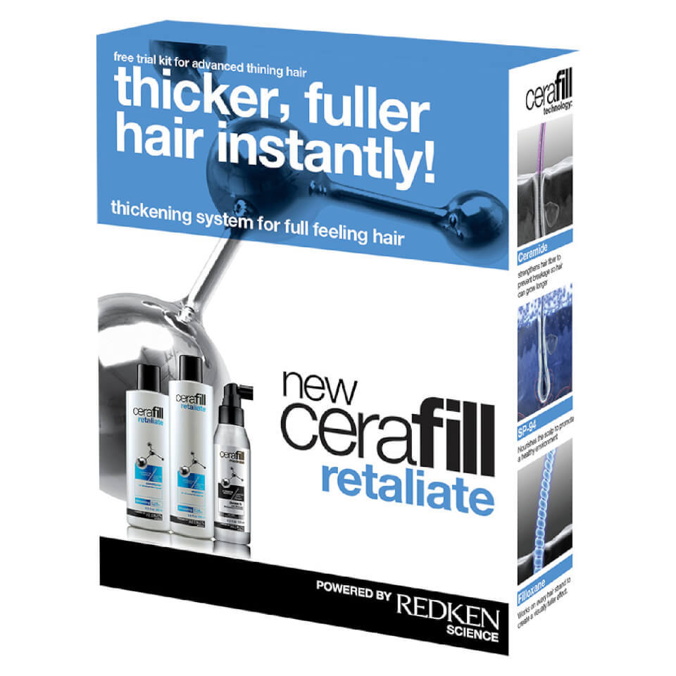 Fashion Redken Cerafill Retaliate Kit for Advanced Thinning Hair 22.3oz ...