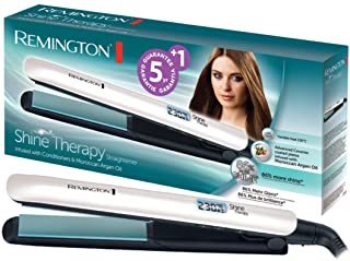 Belleza Remington Shine Therapy S8550 - Plancha de Pelo