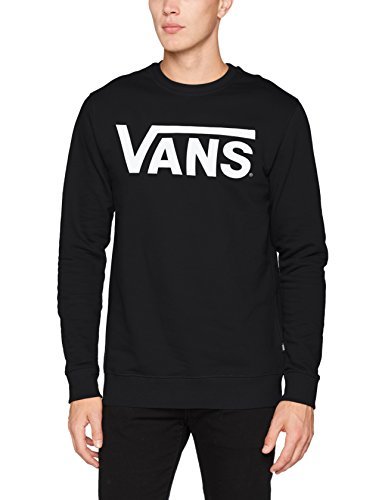 Moda Vans Herren Classic Crew Sweatshirt, Schwarz