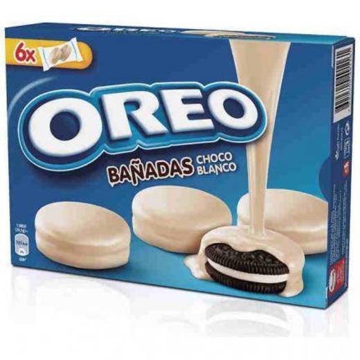 Oreos cobertas de chocolate branco