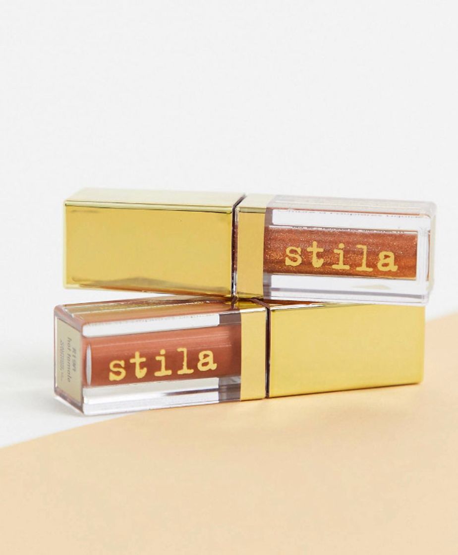 Social Stila Double Dip Suede Shade and Glitter & Glow Eye Shadows