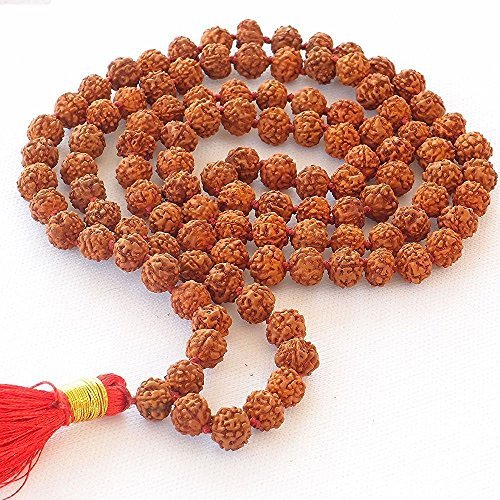 Home Storite Himalaya Rudraksha Mala 108 Cuentas Collar