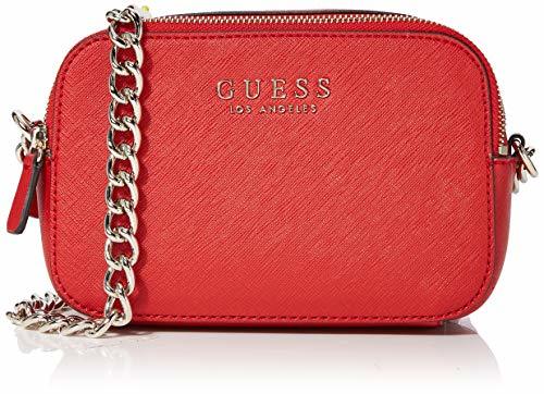 Moda GuessRobyn Crossbody CameraMujerBolsos bandoleraRojo