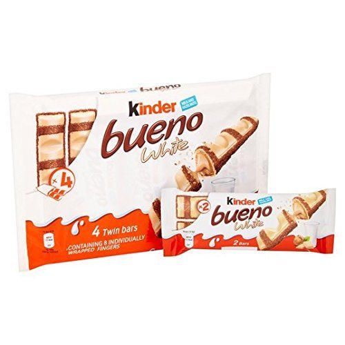 Kinder Bueno 4 Blanco Paquete De 4 X 39g