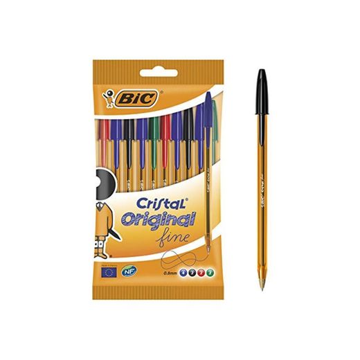 BIC Cristal Original Fine - Bolígrafos punta fina