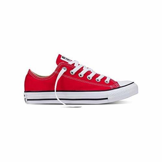 Converse Unisex Chuck Taylor All Star Ox Low Top Classic Red Sneakers