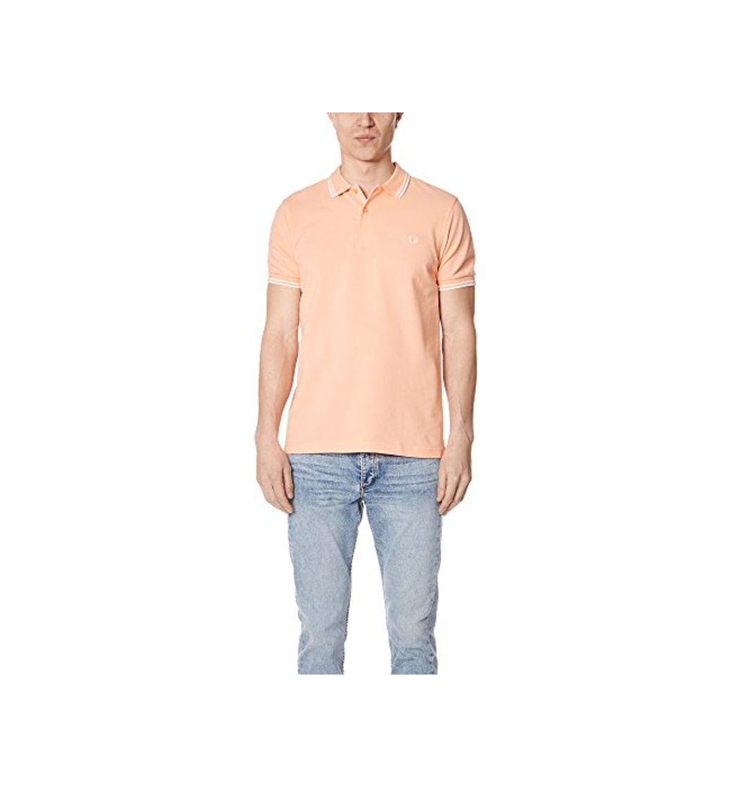 Social Fred Perry Twin Tipped Shirt Polo, Rosa