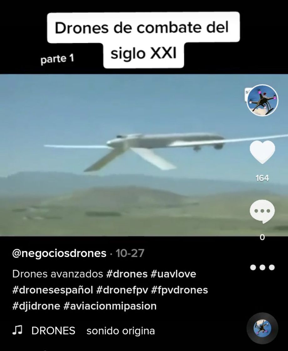 Serie Drones de combate del siglo XXI. Parte 1.