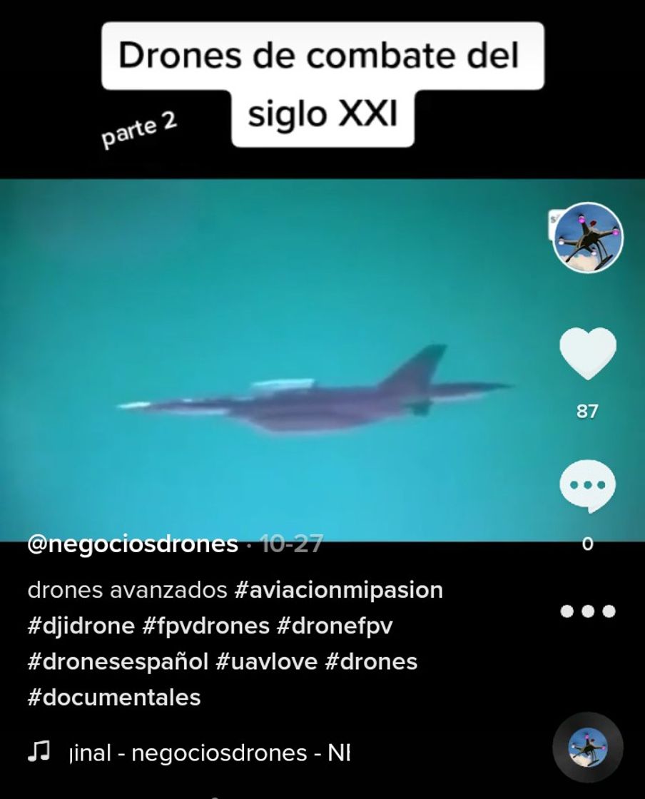 Serie Drones de combate del siglo XXI. Parte 2