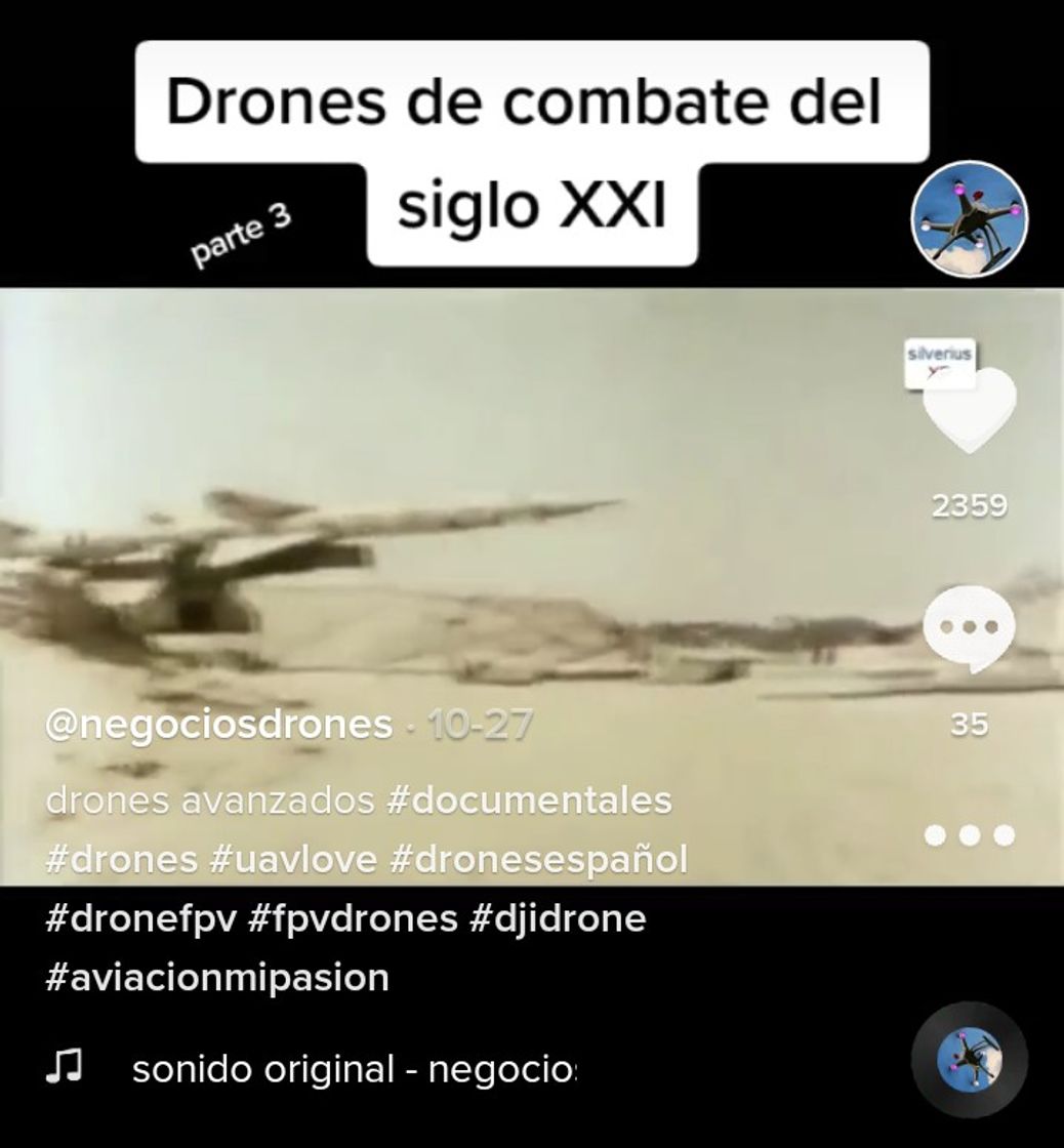 Serie Drones de combate del siglo XXI. Parte 3